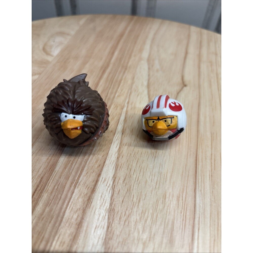 Hasbro Angry Birds Star Wars Jenga Chewbacca & Luke Skywalker Figure Collectible